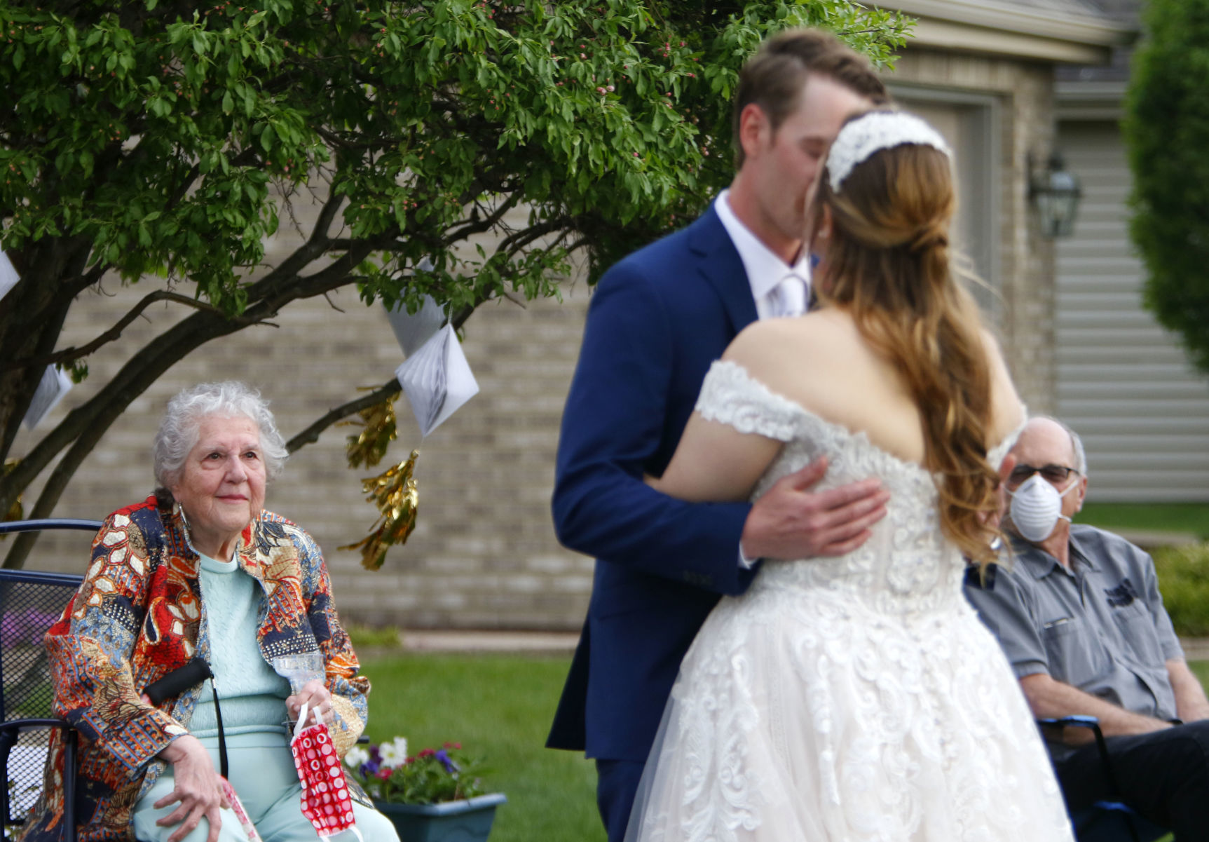 Mike De Young and Katie Dobis tie the knot
